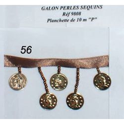 09808 Beaded Fringe with Medallions