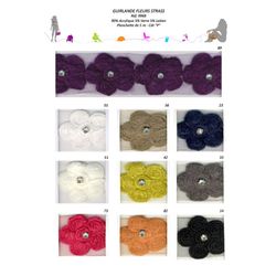 09968 Rhinestone & Flower Trim