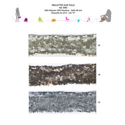 09983 Sequins on Tulle, 38mm
