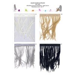 11004 Feather Trim 110mm