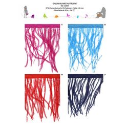 11004 Feather Trim 110mm