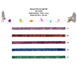 11018 Single Strand Sequins, 6mm