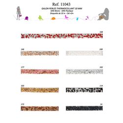 11043 Iron-On Rhinestone Trim