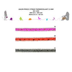 11045 Iron-On Rhinestone Trim