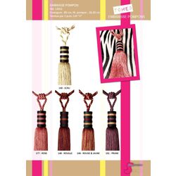 12011 Tieback w/ Striped Top