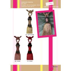 12012 Tassel Tieback w/ Braided Top