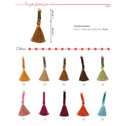 12510 Tassel with Beaded Velvet