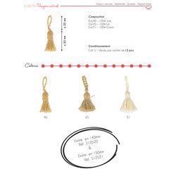 12519 Natural Tassel