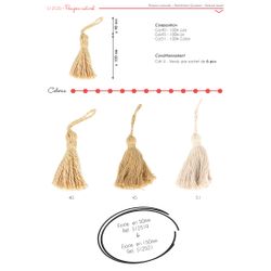12520 Natural Tassel