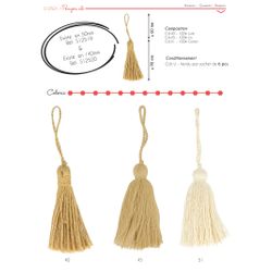 12521 Natural Tassel