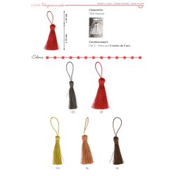 12539 Carded Tassels (2 Pcs/Card)