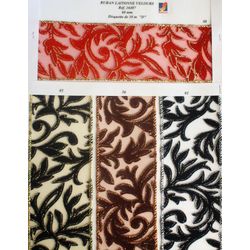 16407 Wired Ribbon with Velvet, 60mm