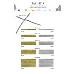 16513 Lurex Middy Braid Ribbon