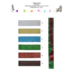 16535 Lurex Ribbon, 8-10-13-20mm