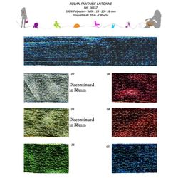 16557 Wired Metallic Ribbon 15mm-25mm-38