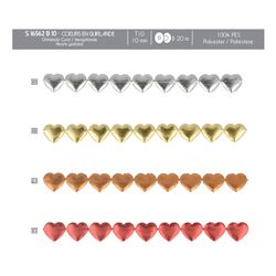 16562 Lurex Heart Trim, 10mm