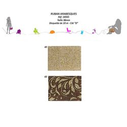 16565 Arabesque Ribbon, 38mm