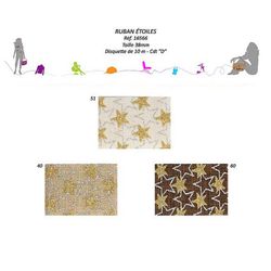 16566 Stars Ribbon, 38mm