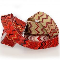 16578 Christmas Zig-Zag Ribbon
