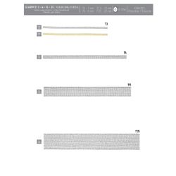 16594 Metallic Grid Laced Ribbon