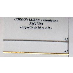 17504 Elastic Lurex Cord