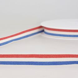 18201 Vintage Flag Ribbon, 100% Cotton