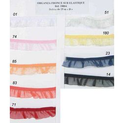 18804 Elastic Organza Trim