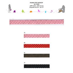 20686 Adhesive Backed Polka Dot Ribbon