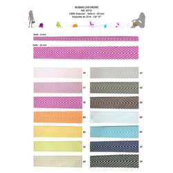 20721 Chevron Ribbon, 6mm & 18mm