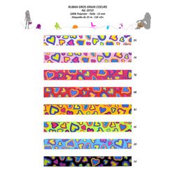 20725 Grosgrain Heart Ribbon, 15mm