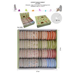 30038 Ribbon Assortment, 64 Spool Box