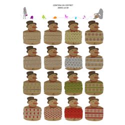 30043 64 Card Holiday Trim Assortment