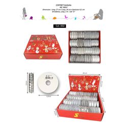 30047 64pc Metallic Ribbon Assortment