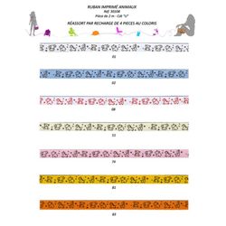 30108 Refill Spools, Animal Ribbon