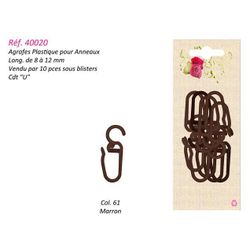 40020 Plastic Curtain Clip Hooks