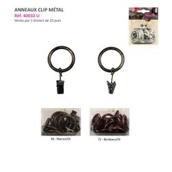 40032 Curtain Clips, 10 pcs per Pack
