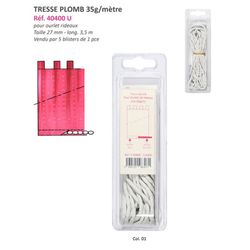 40400 Weighted Plomb Cord, Packaged