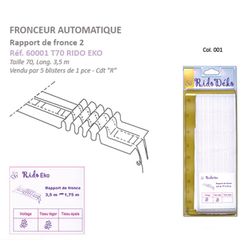 60001 Curtain Pleating Tape, 70mm