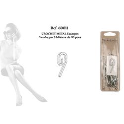 60011 Metal Snail Curtain Hook