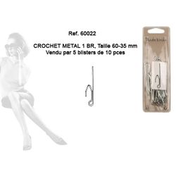 60022 Metal Clips w/ Hook 60mm