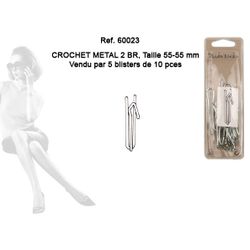 60023 Metal Clips w/ Hook 55mm