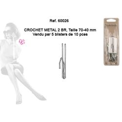 60026 Metal Clips w/ Hook 70mm