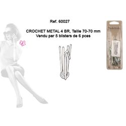 60027 Metal Clips w/ Hook 70mm