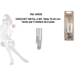 60028 Metal Clips w/ Hook 70mm