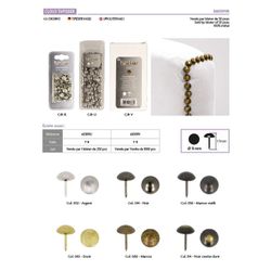 60399 1/2& Diameter Upholstery Tacks
