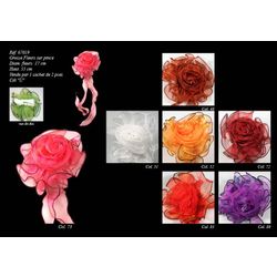 67019, Large Flower with Clip