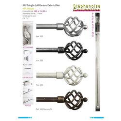 68100 Extendable Curtain Rod Kit