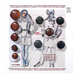 B0P006 Leather Shank Button