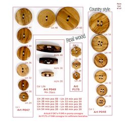 B0P047 Wood Button