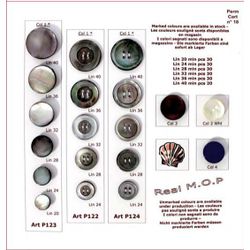 B0P122 Mother of Pearl 4-Hole Button